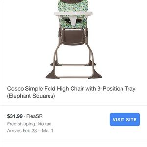 Simple Fold High Chair